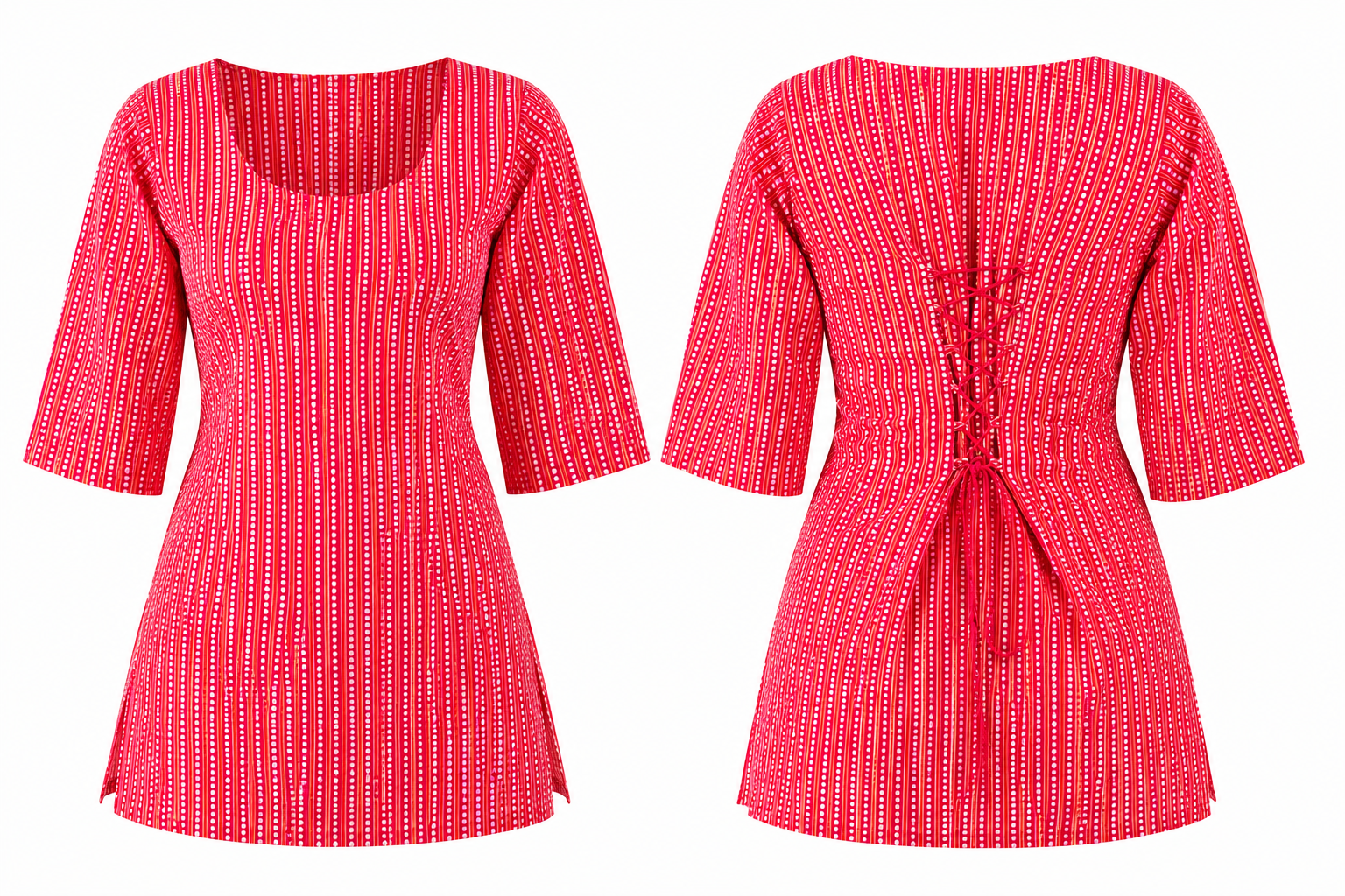 Rose Garden Daily Kurti