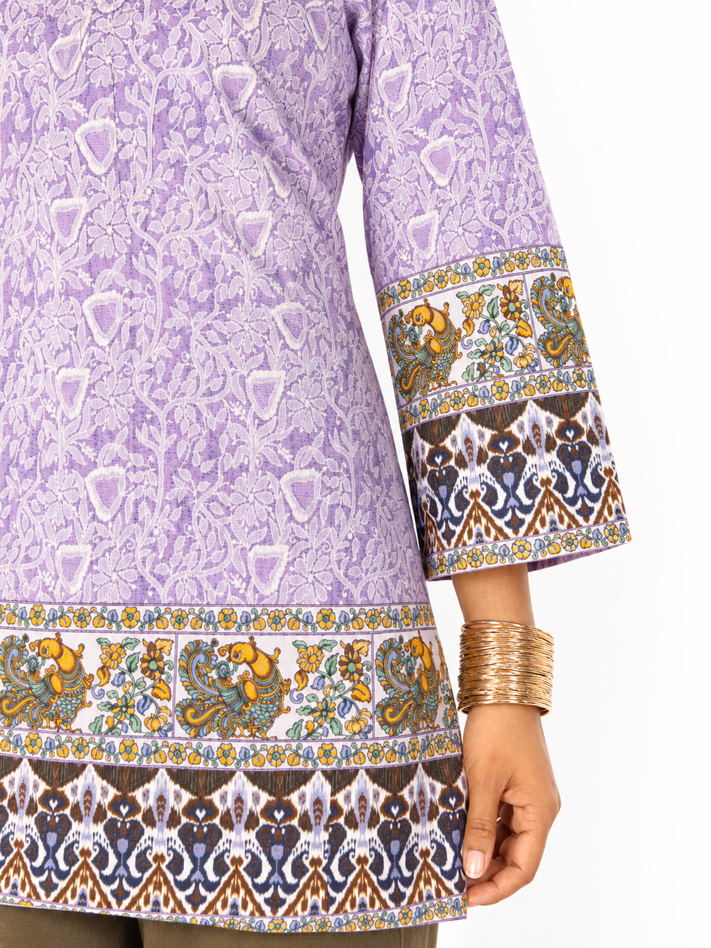 Lavender Grace Short Kurthi
