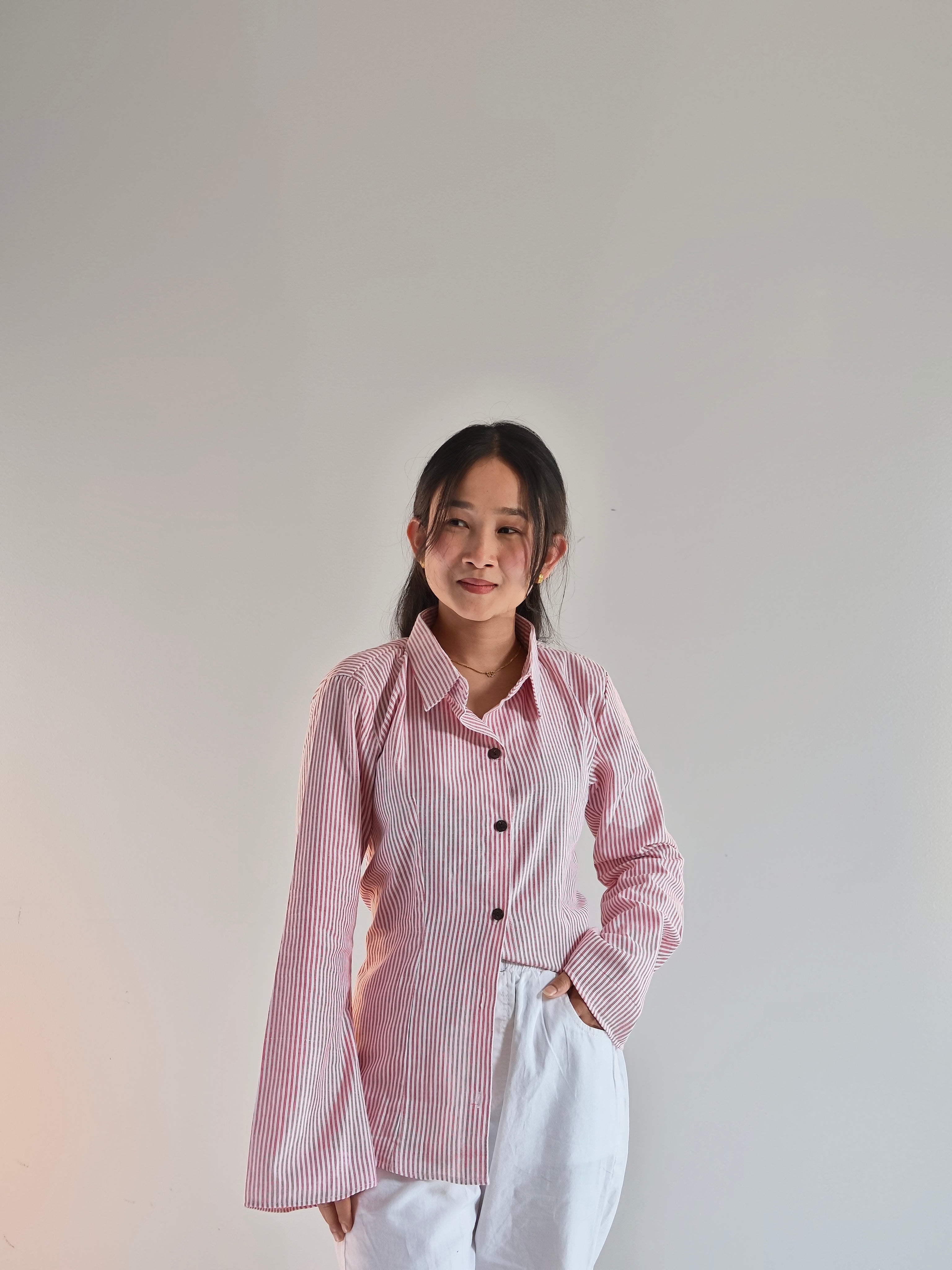 Pink Stripe Shirt