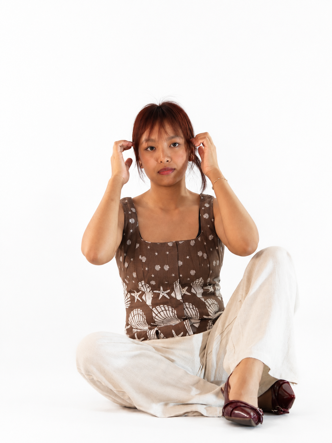 Starfish & Shell Fitted Top