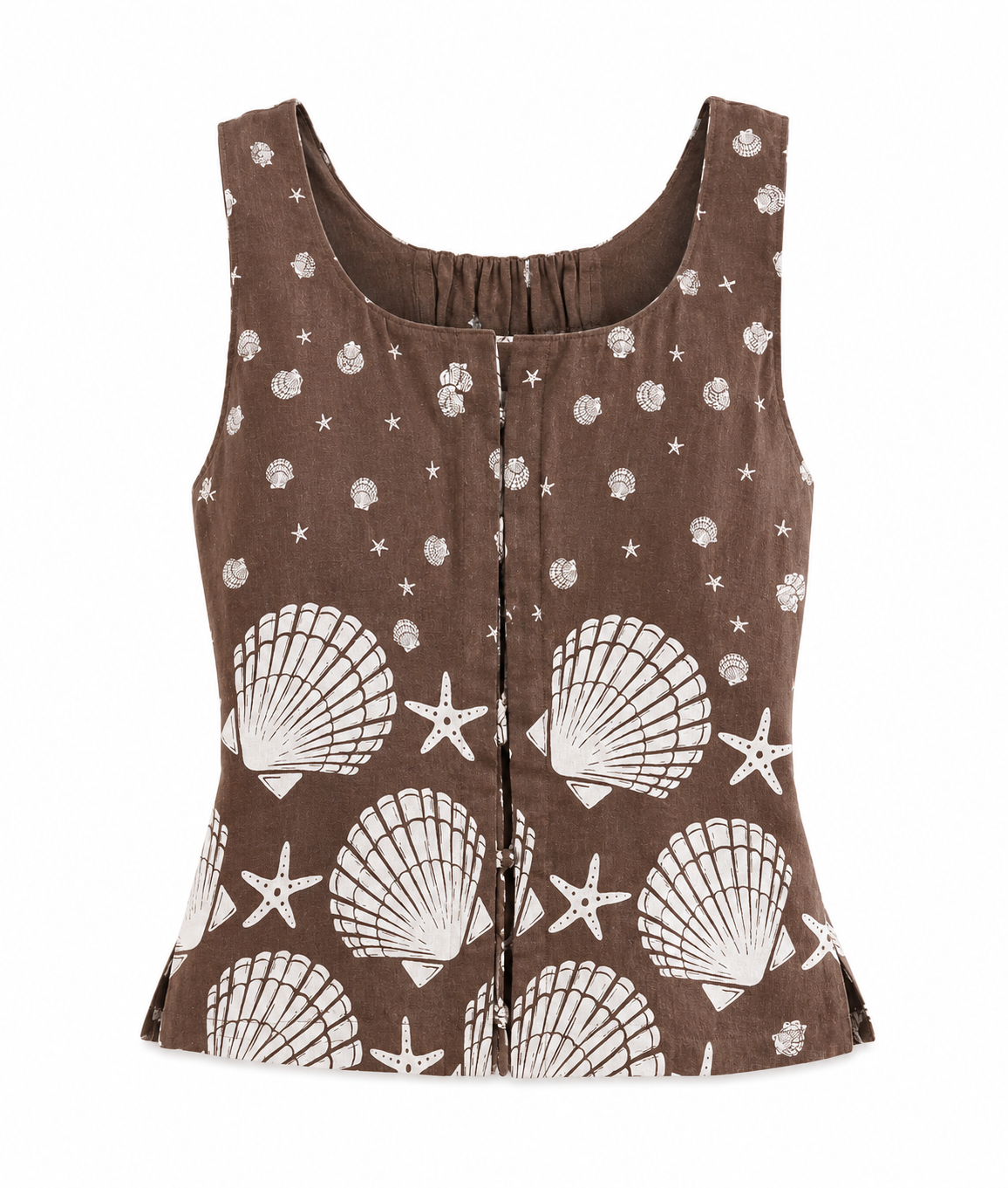 Starfish & Shell Fitted Top