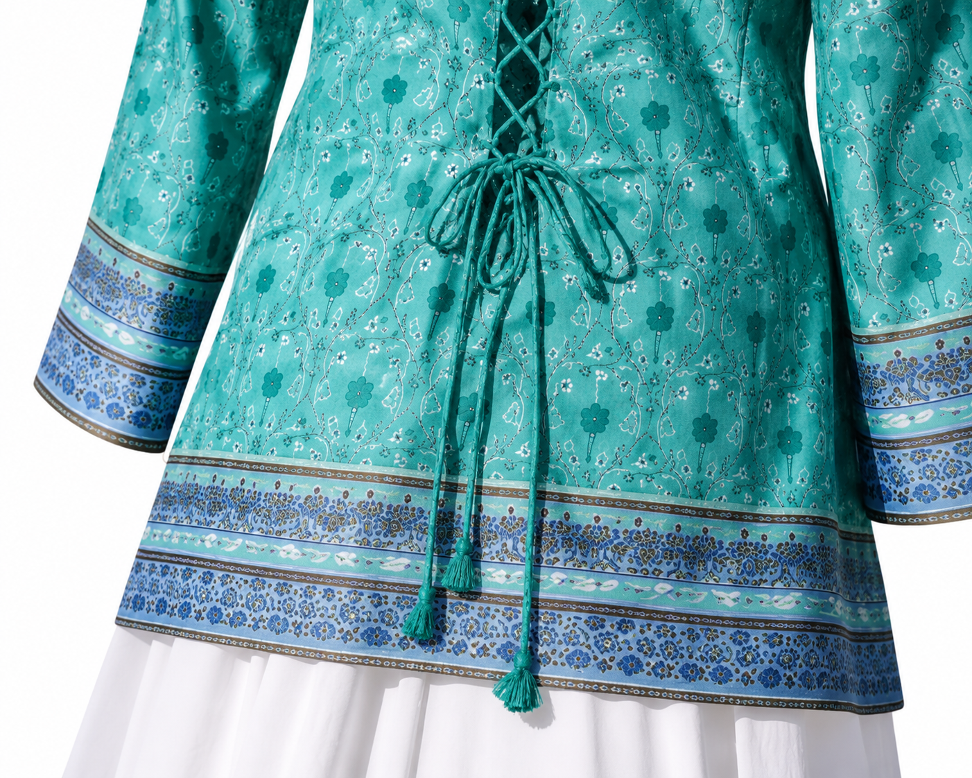 Bule petal kurthi