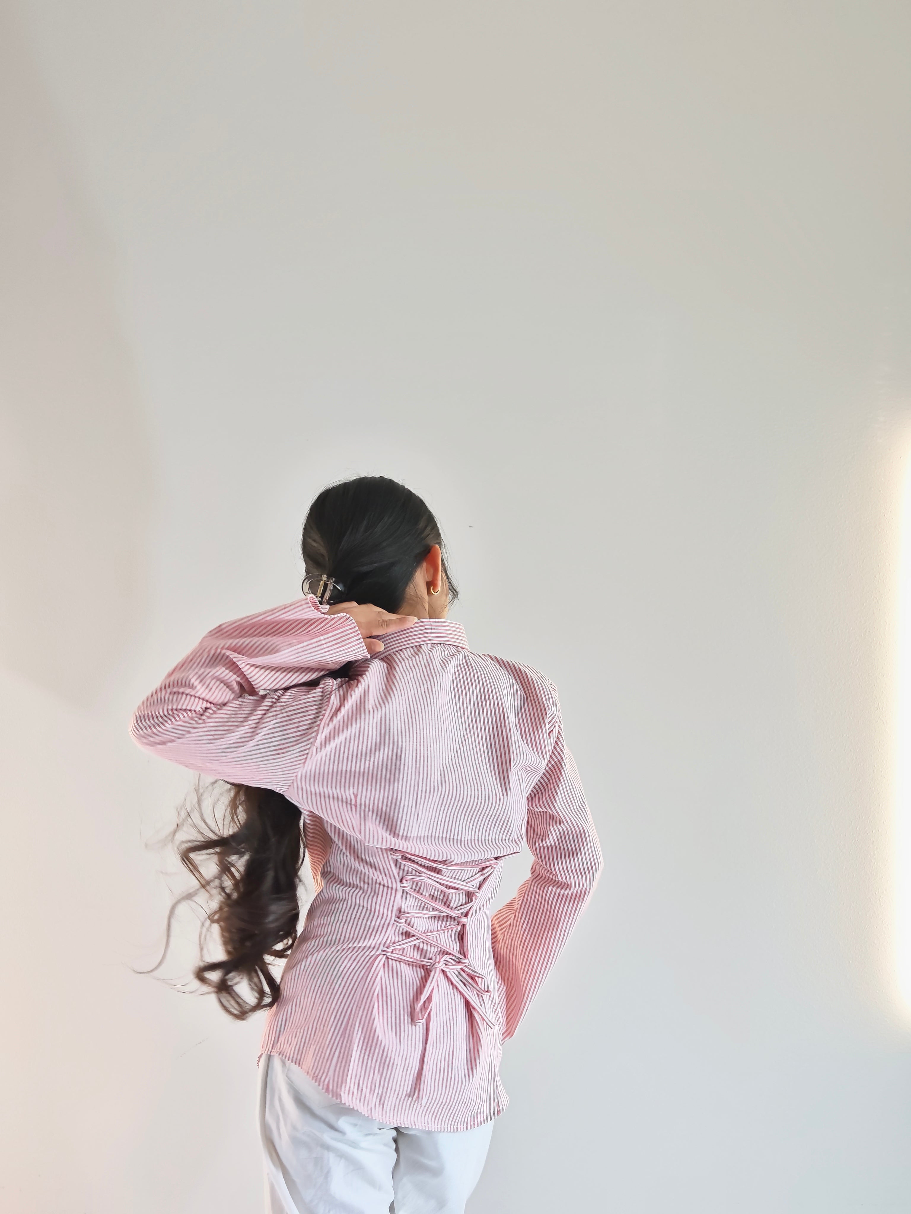 Pink Stripe Shirt