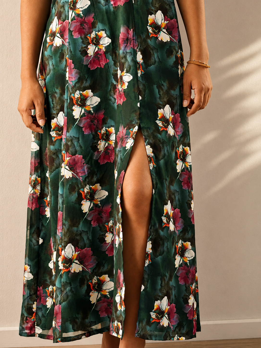 Luna Floral Forest Bloom Slip Dress