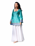 Bule petal kurthi